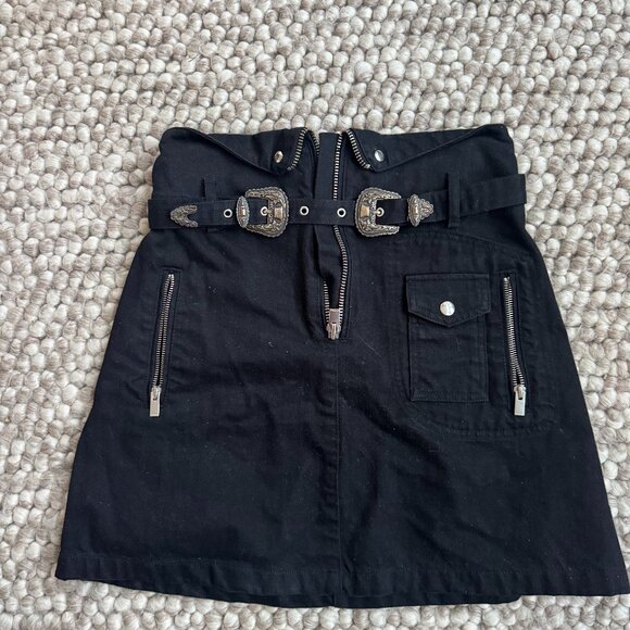 The Kooples Dresses & Skirts - The Kooples Western A line zipper skirt